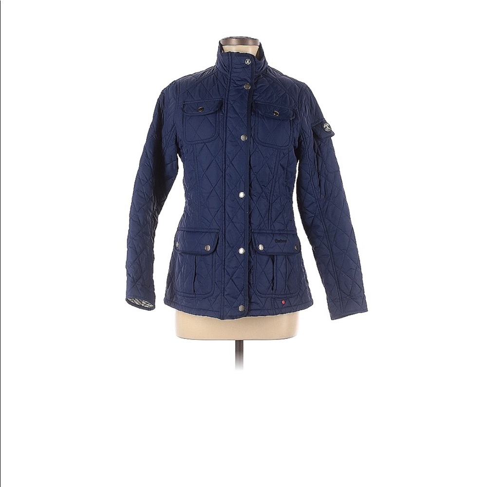 Cavalry Quilted Barbour coat size 6 US - Picture 2 of 6